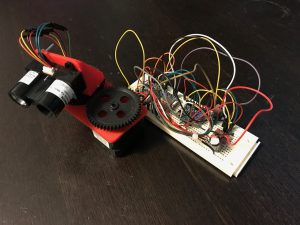 Simple LIDAR with stepper motor