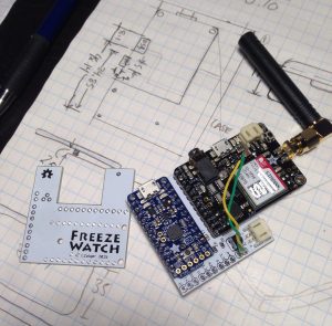 Final assembled PCB